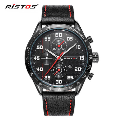 

Watch exported to Europe&the United States three-eye mens watch waterproof quartz casual mens watch