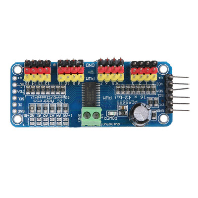 

PWMServoDrive Plate 16 Channel PWM Controller IIC Port for Arduino Robot