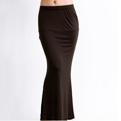

Roseonmyhand Womens Sexy Casual Solid High Waist Hip Knee Length Skirt