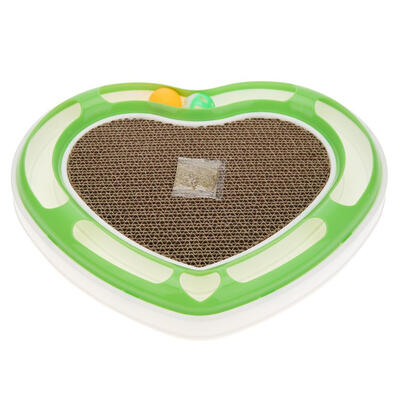 

Pet Dog Ball Heart-shaped Toys Funny Cat Grab Plate Interactive Chew Toys