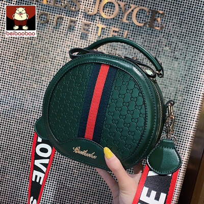 

Ins new small bag 2019 new Korean portable small round bag Joker broadband shoulder Messenger bag