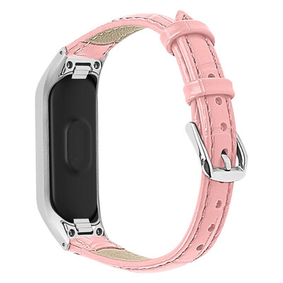 

ECSEM Slim Genuine Leather Strap Watch Band for Samsung Galaxy fit-e SM-R375 Smart Watch