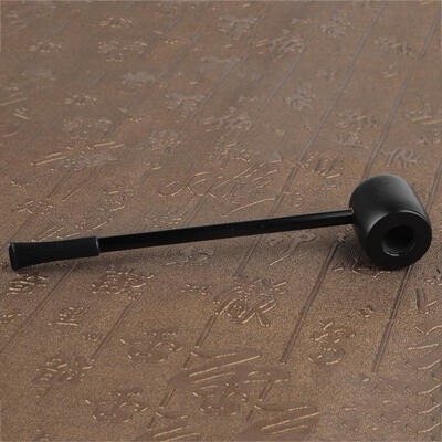 

Greensen Ebony Straight Tobacco Pipe Portable Wooden Smoking Cigarette Pipe