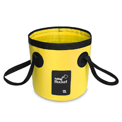 

12L 20L Waterproof Water Bucket Outdoor Fishing Bucket Folding Water Container for Camping Picnic Washing Cleaning