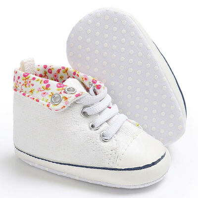 0-9M Baby Girl Anti-slip Soft Sole Crib Shoes Newborn Prewalkers Cute Shoes