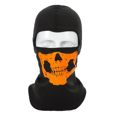 

Human Bone Mask Face Motorcycle Face Mask Headwear Full Face Motorcycle Bicycle Mask Snowmobile Neck Balaclava Hat
