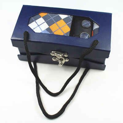 

Manufacturers custom new tie four-piece high-grade polyester silk yarn-dyed jacquard tie portable suit tie