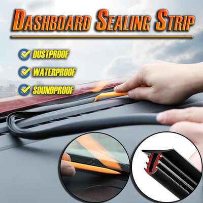 

Tailored 16M Carbon Fiber Car Dashboard Edges Sealing Strip Noise Insulation Soundproof