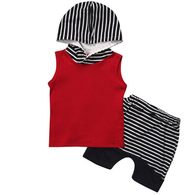 

Summer Toddler Kids Baby Boy Vest Shirt TopsShorts Pants 2pcs Outfits Set