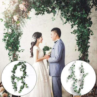 

Artificial Fake Hanging Vine Plant Leaves Garland Home Garden Wall Green Decor