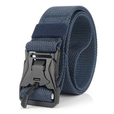 

Men Women Belts 492 Inch Adjustable Webbing Belt with Quick Release Magnetic Buckle for Camping Hiking