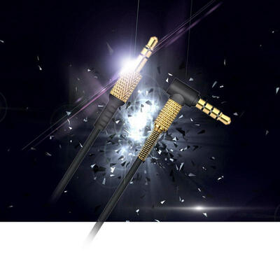 

27M 35mm Male To 35mm Male 90 Degree Angl Spring Audio Cable Aux Cable Without Mic For Car IPHONE Headphone Speaker