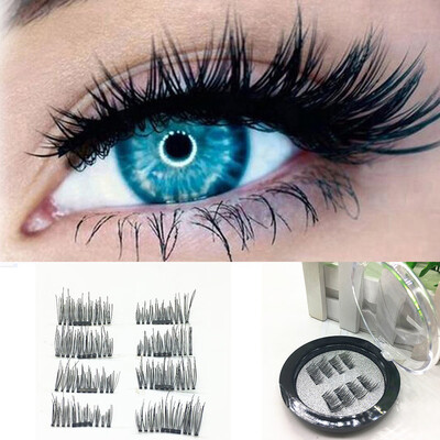 

〖Follure〗2 Pair 3D Magnetic False Eyelashes Lashes Reusable False Magnet