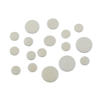 

17pcsSet Clarinet Key Pads Musical Music Replacement Faux Leather Cushion