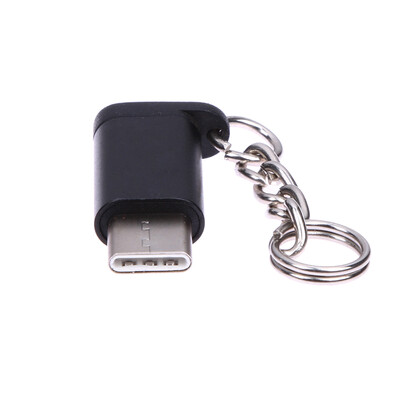 

Metal USB 31 Type-C Male Connector to Micro USB 20 5Pin Female Data Adapt