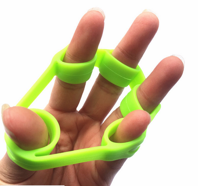 

Silicone rubber chest five fingers rehabilitation fingertip training home portable small fitness equipment