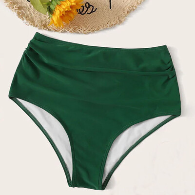 

Roseonmyhand Women High Waist Bikini Bottoms Swim Briefs Beach Shorts Stretch Shorts