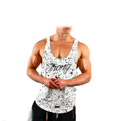 

Men Stringer Bodybuilding Tank Top Gym Fitness Singlet Sleeveless Muscle Vest