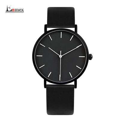 

Enmex simple Design of Light&thin watch case neutral watch in Qixi Festival gift translation three-dimensional simple temperam