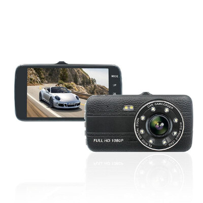 

40 Inch IPS Screen Car DVR 1080P Dual Lens Auto Camera Night Vision Dash Cam with Rear View Camera Camcorder DVRs