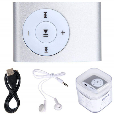 

USB Portable Mini MP3 Player Support 32GB Micro SD TF Card With Headphone