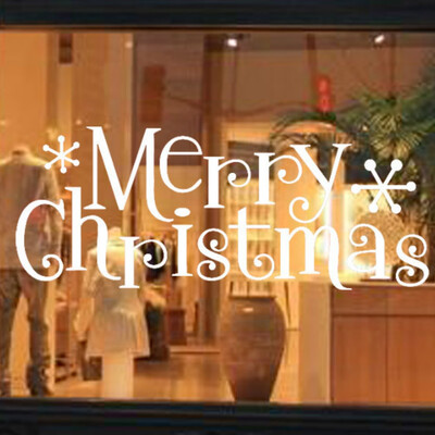 

Merry Christmas Wall Sticker Mural Removable Home Decor