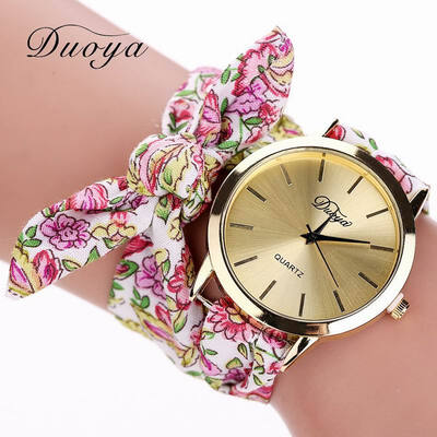 

DUOYA D025 Women Wrap Around Floral Quartz Wrist Watch