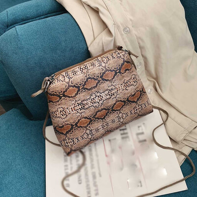 

Tailored Womens Fashion Snake Pattern Diagonal Cross-Package Multi-Function Shoulder Bag