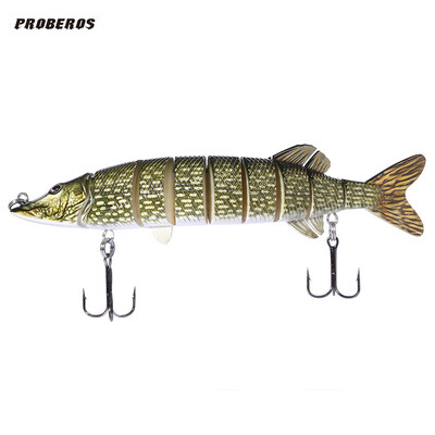 

Proberos Artificial 9 Sections Big Pike Fishing Lure with Sharp Hooks