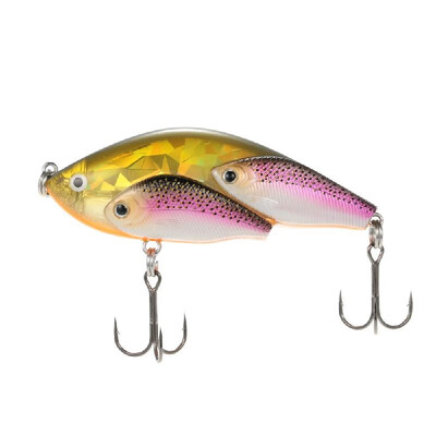 

Group Fish Lures Floating SwimBait Hard Plastic 3d Fish Eye VIB Rattlin