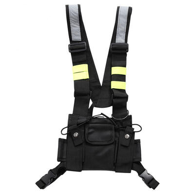 

Greensen Wireless Tactics Safety Vest Waistcoat for Men & Women with Adjustable Strap Black