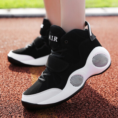 

Summer mens trend casual basketball shoes shockproof wear-resistant sports