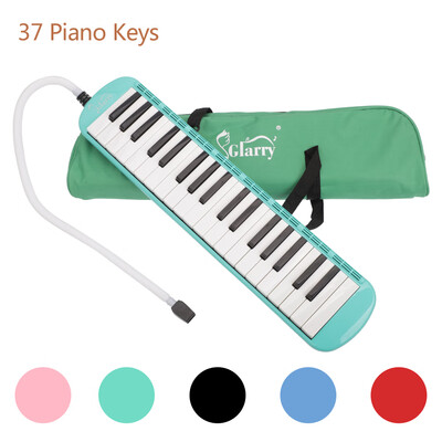 

Glarry 37-Key Melodica Instrument with Carrying Bag Mouthpiece&More Piano for Beginner Music Lovers 5-Color