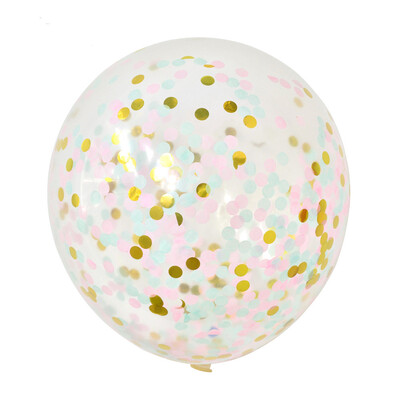 

New Hot 12inch Latex Balloons And Colored Confetti Birthday Party Decorations Kids Adult Wedding Engagement Balloons