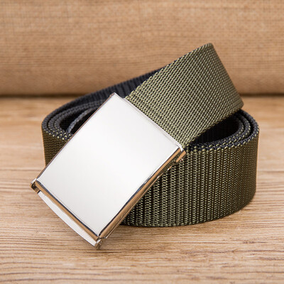 

Unisex canvas belt Quality double side color Nylon Men belt Outdoor casual sport Men&Women cowboy pants belt