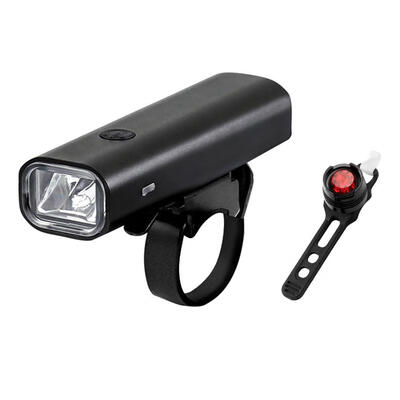 

Aluminum Alloy Headlight 3 Modes Bicycle Light USB Rechargeable Front Lamp