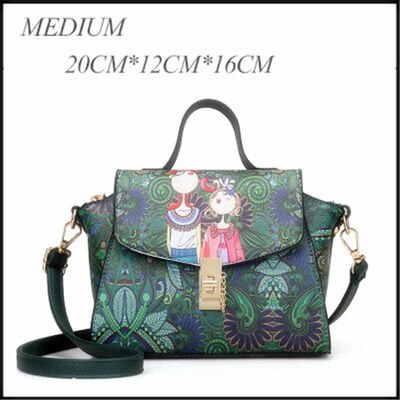 

2019 NEW Women MINI Bag Forest Green Trapeze Bag Designer Leather Fashion Messenger Bags Ladies Single Shoulder Bag Sac