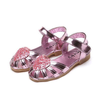 

SUNSIOM Fashion Kids Baby Girls Soft Sole Sandals Toddler Summer Shoes Heart Sandal