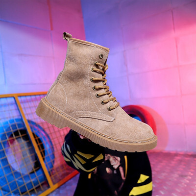 

Womens shoes 2018 autumn&winter new plus velvet thickening Martin boots student short tube snow boots