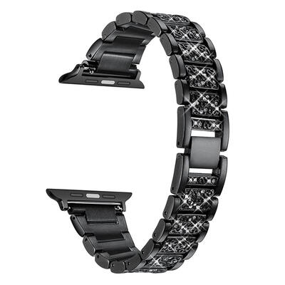

Metal Bling Crystal Diamond Watch Band Wrist Strap for iWatch 1 2 3 38mm