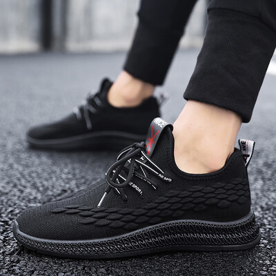 

New spring breathable net shoes male Korean version of 100 leisurely sports shoes light running trendy shoes