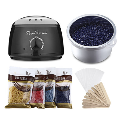 

SM - 500 Hair Removal Electric Waxing Heater Kit with Beans Papers Applicator Sticks