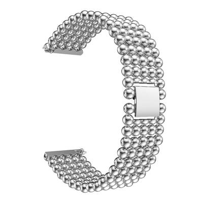 

5 Row Beads Alloy Wristband Bracelet Strap for Samsung Galaxy Watch 46mm