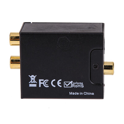 

Digital Optical Coax Coaxial Toslink to Analog RCA LR Converter Adapter