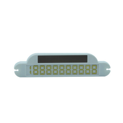 

Car Styling Solar Luminous Temporary Parking Card Telephone Number Card Plate Telephone Number Plate X5