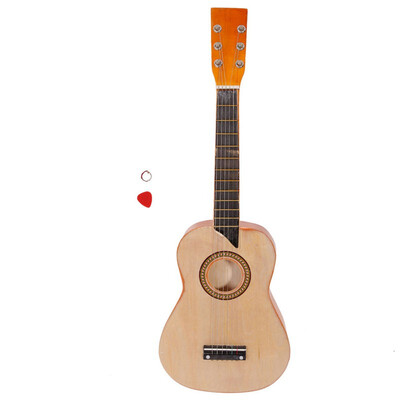 

Ktaxon New 21" 23" 25" 6 Strings Beginner Practice Acoustic Guitar Musical Instrument Child Kids Gift