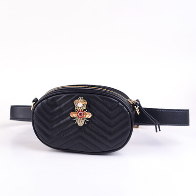 

Ladies bag 2018 new fashion personality mini round bag chest bag shoulder slung female pocket
