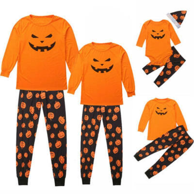 

US STOCK Halloween Family Matching Pajamas Set Adult Baby Sleepwear Nightwear