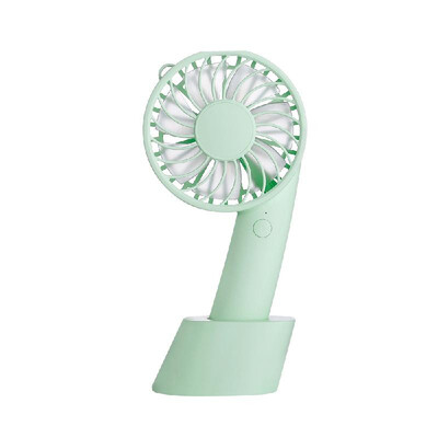 

Portable Mini Fan USB Small Desktop Silent Holdable Fans Green