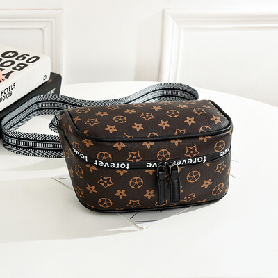 

New fashion printing small waist bag handbag GD pattern trend foreign trade distribution shoulder bag diagonal small bag